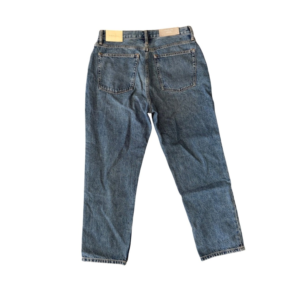 NWT Everlane The '90s Cheeky Jean Vintage Mid Blue Organic Cotton Ankle Size 30 - Picture 2 of 11